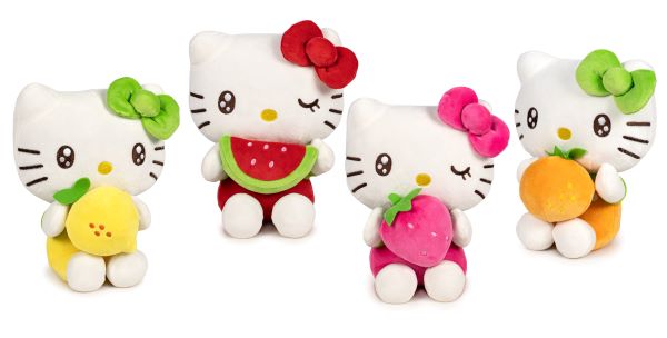 (Mis 1) HELLO KITTY MACEDONIA Peluche 16cm  – 4ass…x24